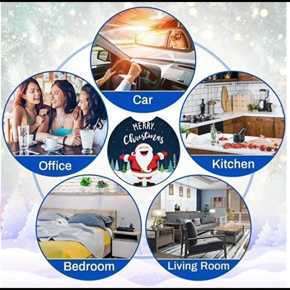 Harley Davidson Animal Print Car Coasters 2 Pack - Picture 9 of 9